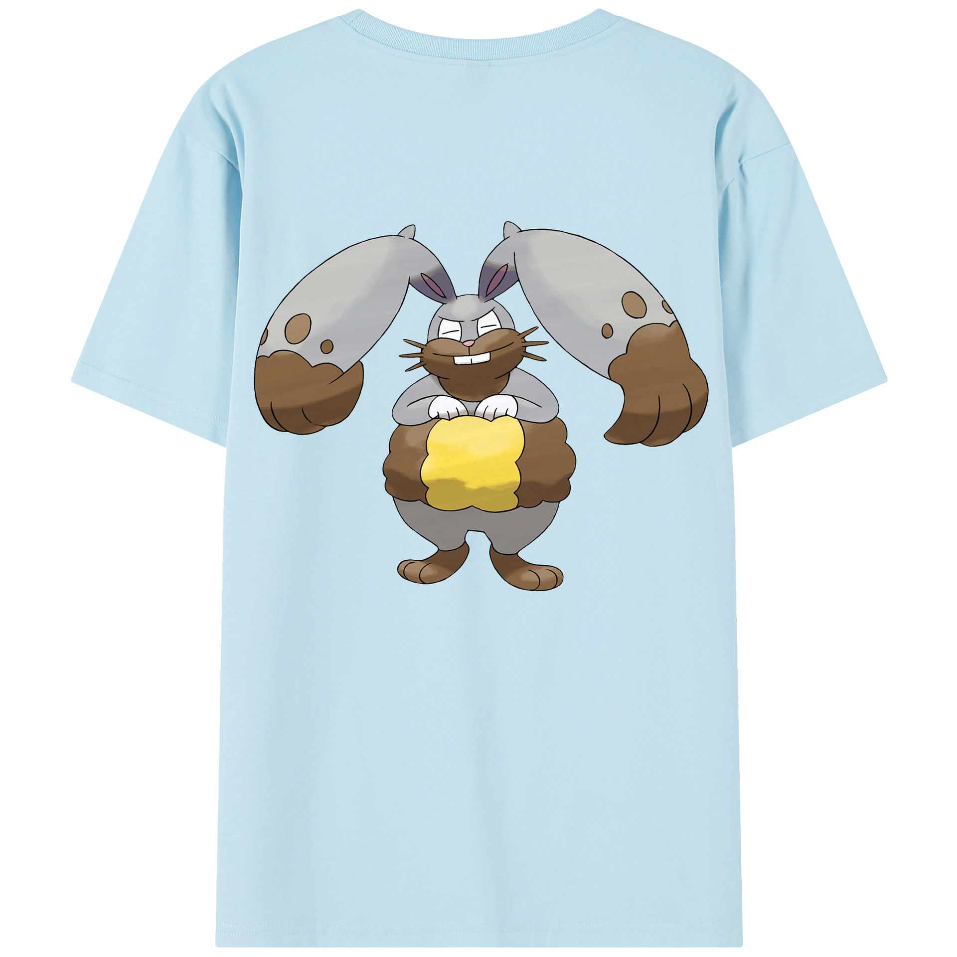（画像用） ポケットモンスター Pokémon 綿100％半袖Tシャツ（背面プリント）